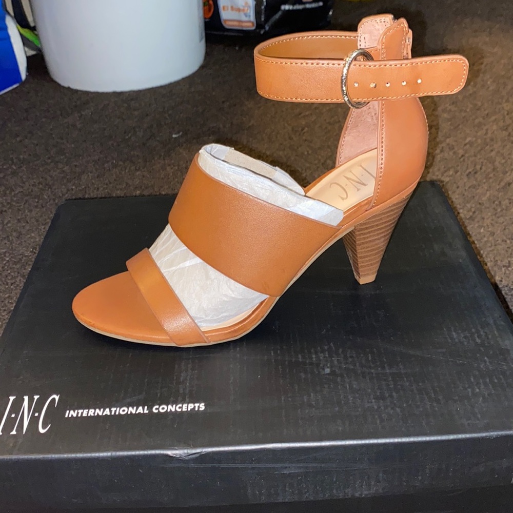 INC Brown Heels